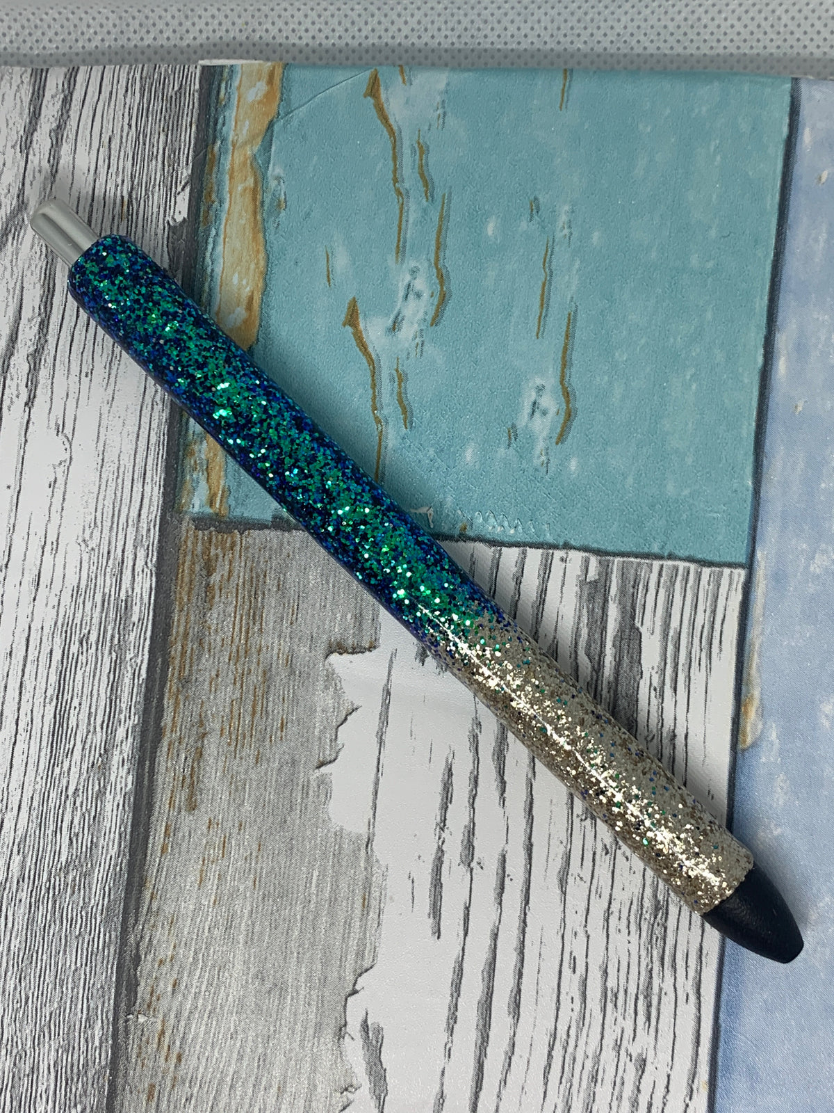🌊✨ Midnight Mermaid Glitter Pen