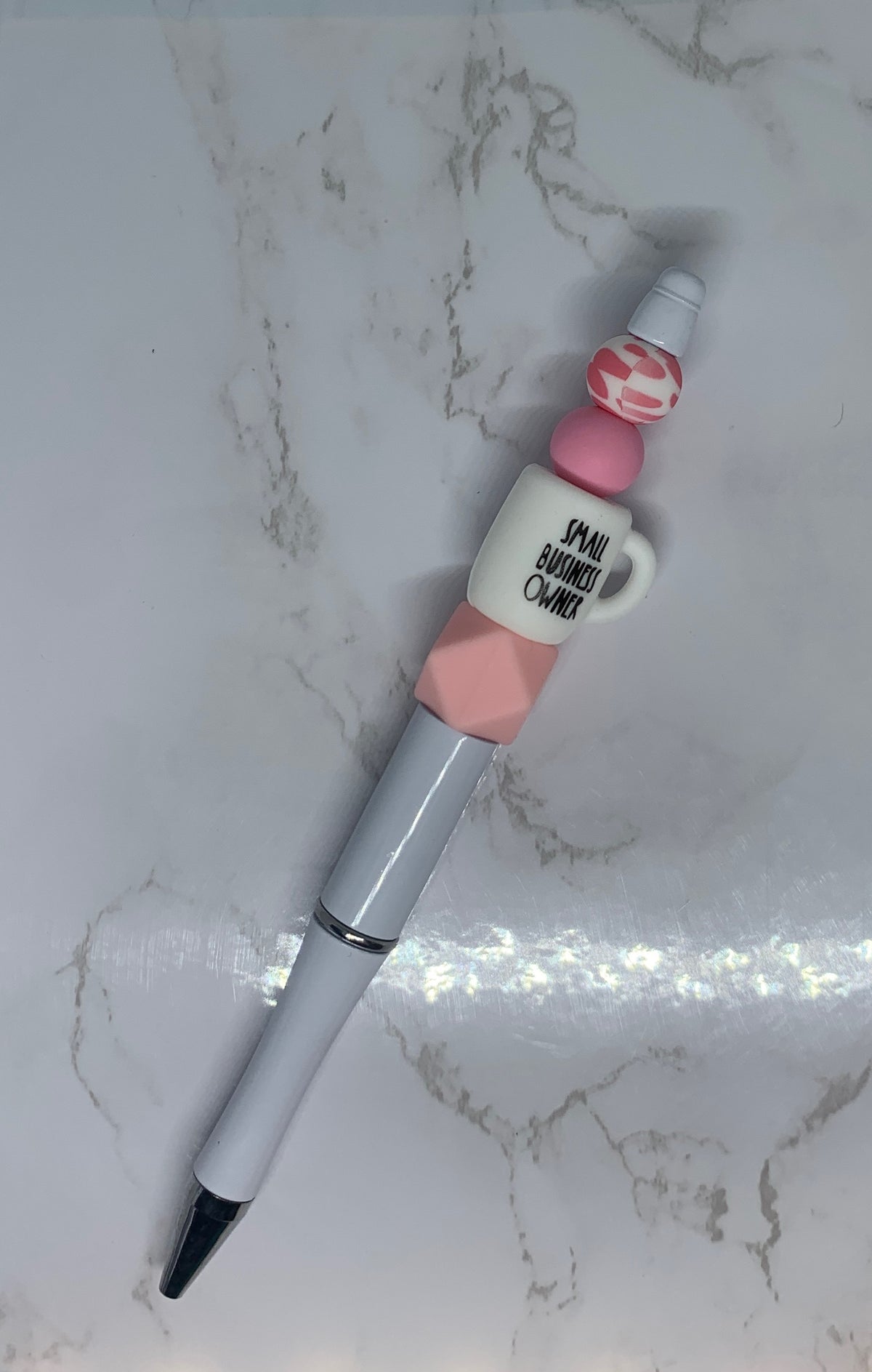 Small Business Owner Handmade Beaded Pen 💕☕✨